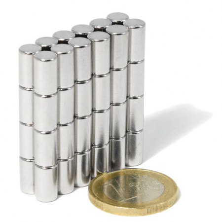 Magnet neodim cilindru 6mm x 10mm [4]