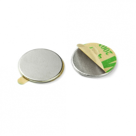 Magneti neodim discuri - Magnet neodim disc 15mm x 1mm, cu adeziv