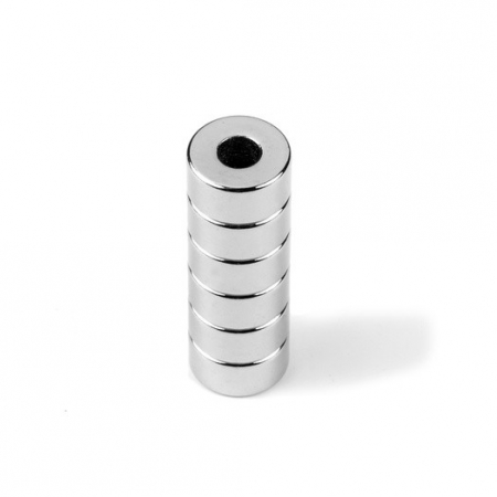 Magneti neodim inele - Magnet neodim inel 10mm x 4mm x 5mm