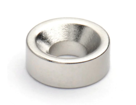 Magneti neodim inele - Magnet neodim inel 8mm x 3,5mm x 3mm, cu sanfren