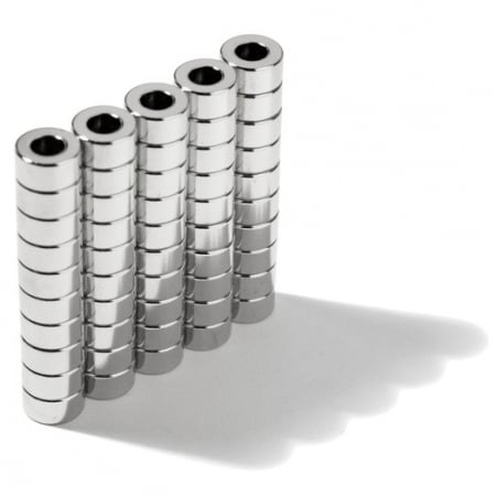 Magneti neodim inele - Magnet neodim inel 8mm x 4mm x 5mm