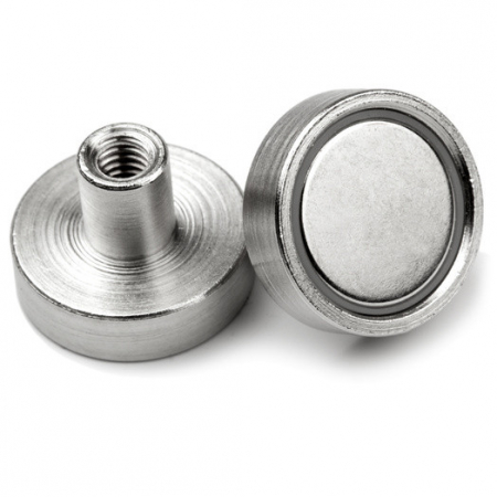 Magnet oala neodim 16mm cu filet interior [2]