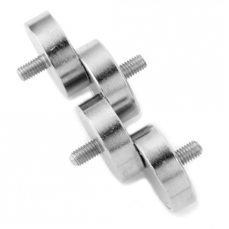 Magnet oala neodim 25mm cu tija filetata [3]