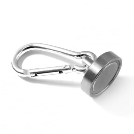 Magneti neodim - Magnet oala neodim 32mm cu carabiniera