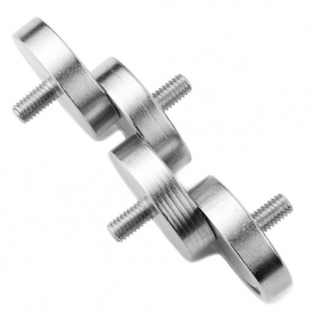 Magnet oala neodim 32mm  cu tija filetata [6]