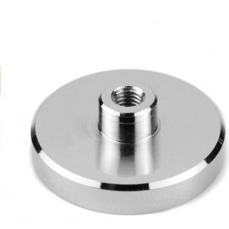 Magneti neodim - Magnet oala neodim 48mm cu filet interior