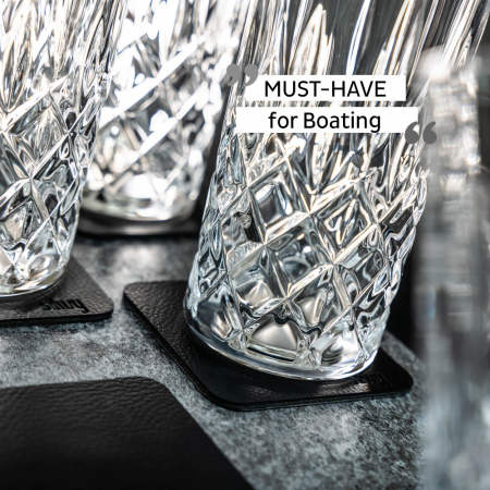 Pahar de cristal magnetic LONGDRINK + suport – set de 4 buc. [7]