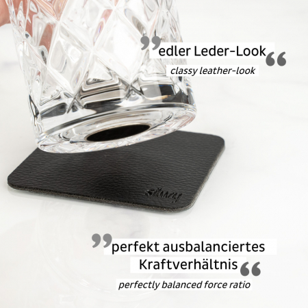 Pahar de cristal magnetic WHISKY + suport – set de 4 buc. [5]