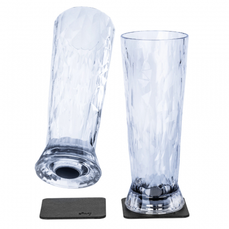 Pahare magnetice Silwy - Pahare de plastic magnetice BEER, set de 2 bucati, High-Tech