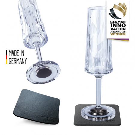Pahare de plastic magnetice PROSECCO, set de 2 bucati, High-Tech [6]
