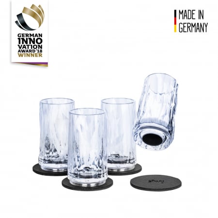 Pahare magnetice din plastic - Pahare de plastic magnetice SHOT - set de 4 bucati, High-Tech