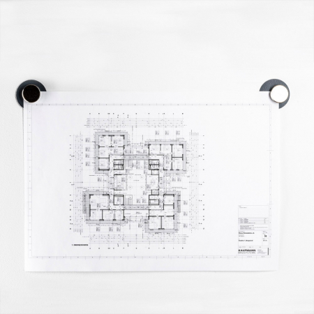 Pinuri magnetice "Smart" cu suport NEGRU - set de 2 buc [5]