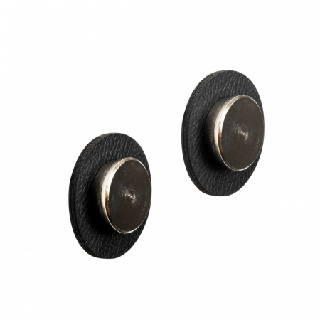 Pahare magnetice Silwy - Pinuri magnetice "Smart" cu suport NEGRU - set de 2 buc