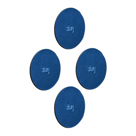 Accesorii pentru pahare magnetice - Suport feros cu gel diam. 5cm albastru - set de 4 buc.