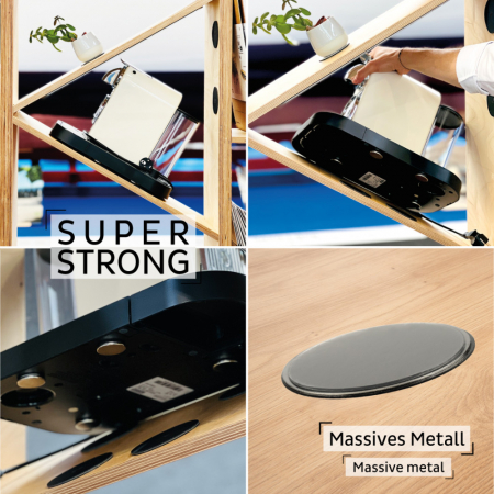 Accesorii pentru pahare magnetice - Suport feros cu gel diam. 8cm SUPERSTRONG negru