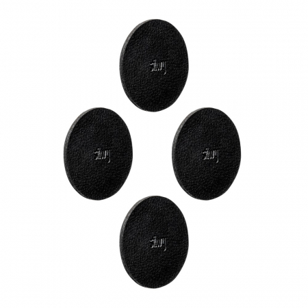 Accesorii pentru pahare magnetice - Suport feros cu gel pentru magneti diam. 5cm negru - set de 4 buc.
