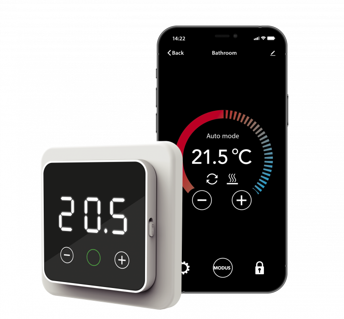 Kit cablu incalzire in pardoseala Magnum Heating 3300 W - 194,1 m, pentru 24 mp cu termostat WIFI control F 32 [5]