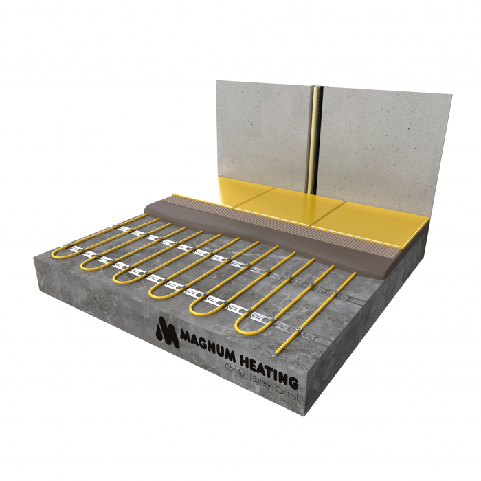 Kit cablu incalzire in pardoseala Magnum Heating 700 W - 41,2 m, pentru 5 mp cu termostat WIFi control Magnum MRC [6]