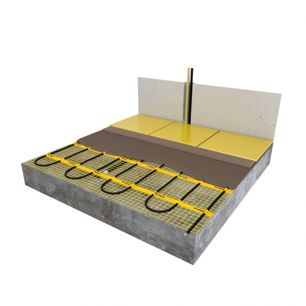 Kit covor incalzire in pardoseala 12 m² - 1800 W cu termostat Analogic Standard control [5]