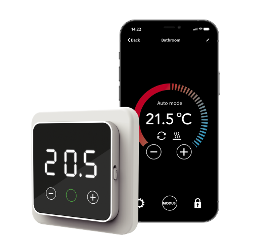 Kit incalzire in pardoseala Film carbon 8m² - 960 W cu termostat WIFi control F 32 [4]