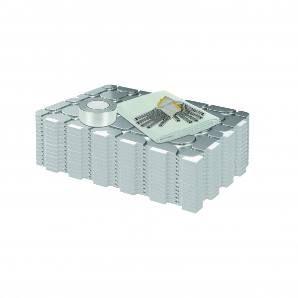 Pachet complet 70m² incalzire prin pardoseala cu agent termic sistem uscat pentru parchet Magnum Heating, grosime 18 mm, inclusiv pompa circulatie si grup mixare [3]