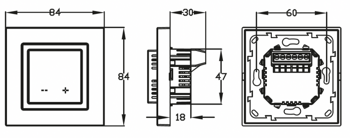 Termostat ET-44  - WIFi Control , cu senzor de pardoseala inclus [3]