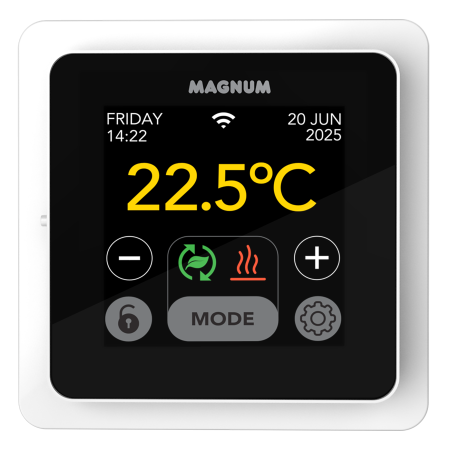 Kit cablu incalzire in pardoseala Magnum Heating 1000 W - 58,8 m, pentru 7 mp cu termostat WIFi control Magnum MRC [1]
