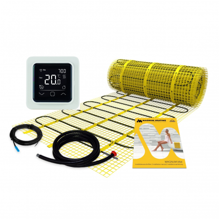Kit covor incalzire in pardoseala cu termostat WiFi programabil C16 - Kit covor incalzire in pardoseala 3,5 m² - 525 W cu termostat WIFI control C 16