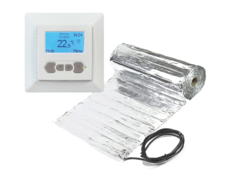 Kit covor incalzire in pardoseala aluminiu 5 m² - 700 W cu termostat MIC2 WIFI [0]