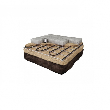 Kit degivrare 51m² putere constanta (3 x 3400w) montaj beton cu termostat 3 x 16A - 230 Volt, control 2 zona x temperatura si Umiditate [5]