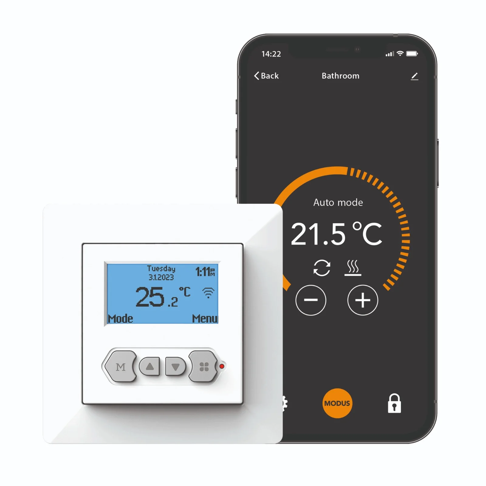 Kit incalzire in pardoseala Film carbon 6m² - 720 W cu termostat MIC2 WIFI [2]