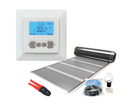 Kit incalzire in pardoseala Film carbon 6m² - 720 W cu termostat MIC2 WIFI [0]
