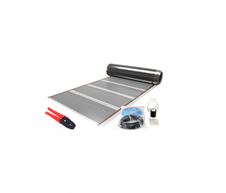 Incalzire in pardoseala electrica pentru lemn/parchet - Kit incalzire in pardoseala Film carbon 3m² - 360 W, fara termostat
