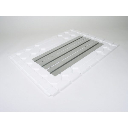 Profil Omega aluminiu (DBS14) 1000 x 120 x 0,4mm - pentru teava de 14 mm [1]