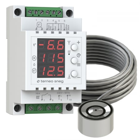 Set  Termostat digital  + senzor temperatura / Umiditate 1 x 16A - 230 Volt pardoseala [0]