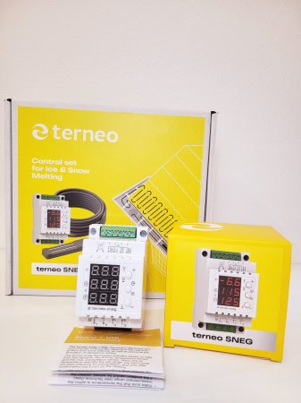 Set Termostat digital + senzor temperatura / Umiditate 1 x 16A - 230 Volt pentru jgheab/burlan [1]