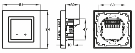Termostat ET-44  - WIFi Control , cu senzor de pardoseala inclus [2]