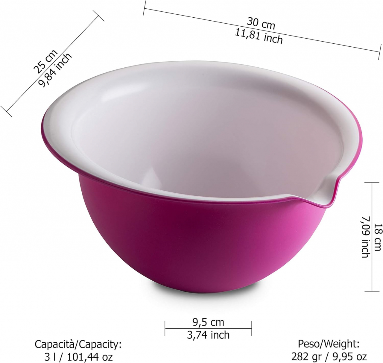 Bol Mare cu scurgator 3L [3]