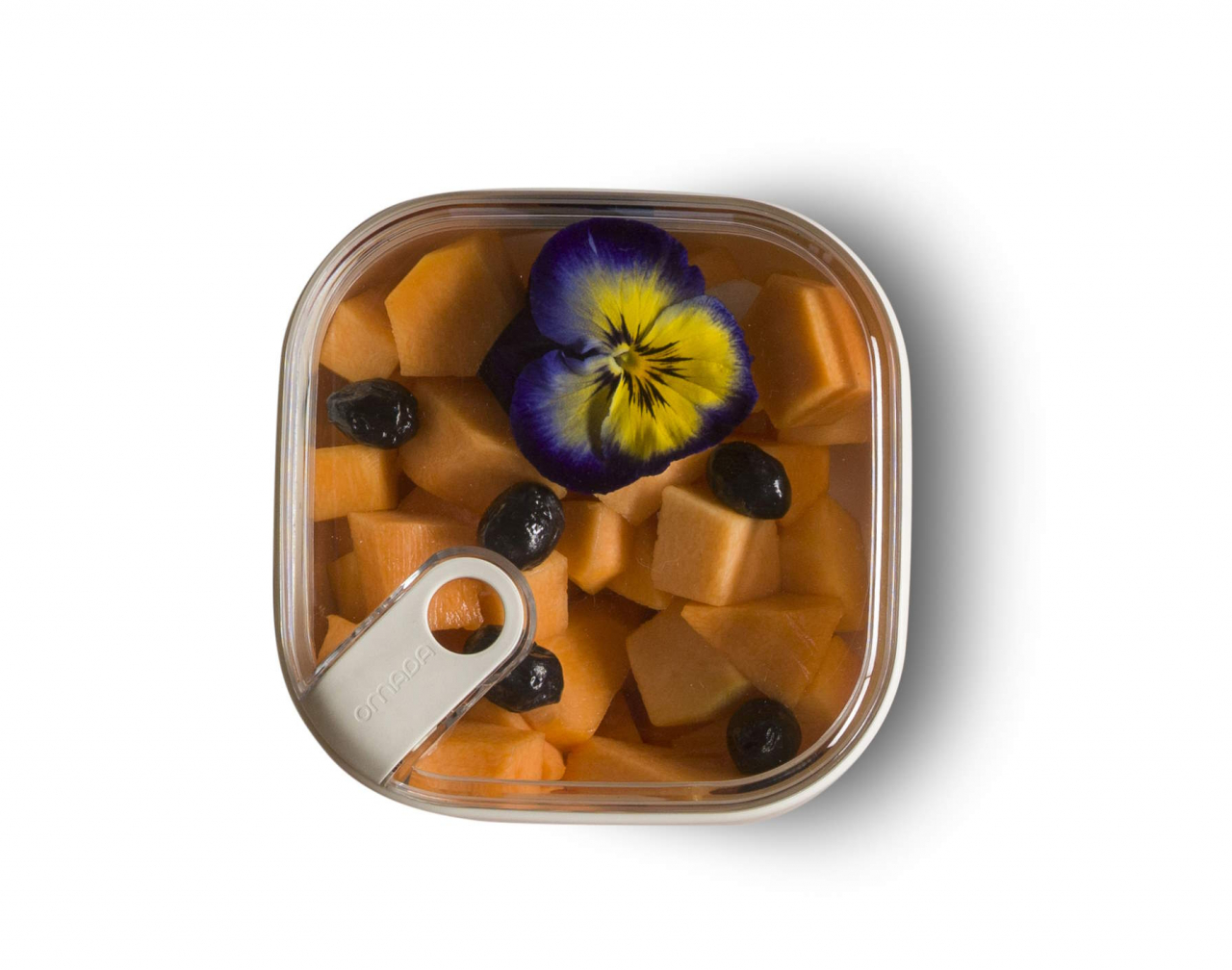 Cutie alim pătrata medie 16x16x8,7 cm/1 L - PULL BOX [2]