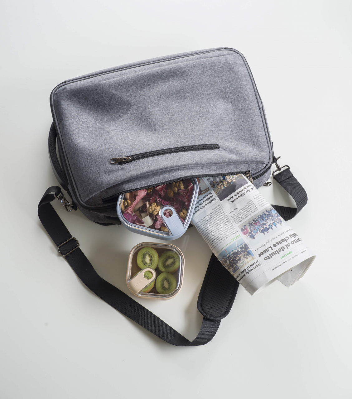 Cutie alim pătrata medie 16x16x8,7 cm/1 L - PULL BOX [12]