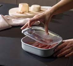 Cutie alim pătrata medie 16x16x8,7 cm/1 L - PULL BOX [4]