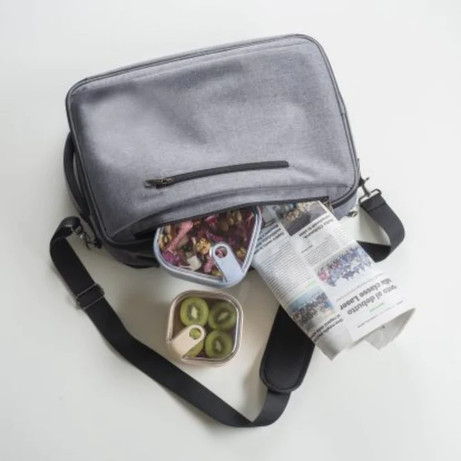 Cutie alimentara patrata mare cu grătar 19,5x19,5x10,5 cm/2 L - PULL BOX [18]