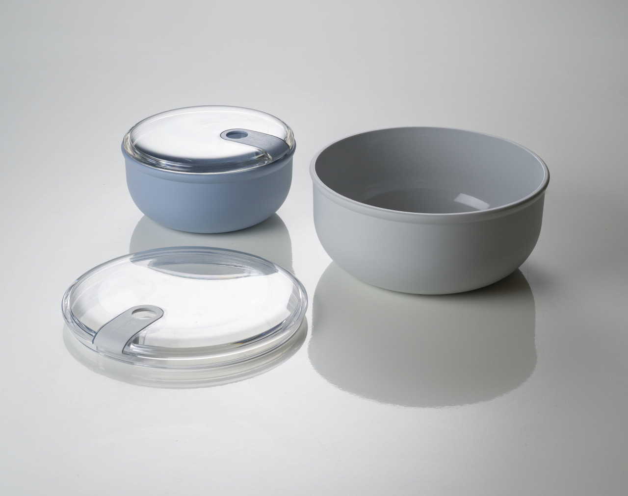 Cutie alimentara rotunda mare 20,5x20,5x10 cm (1,8 L) - PULL BOX [10]