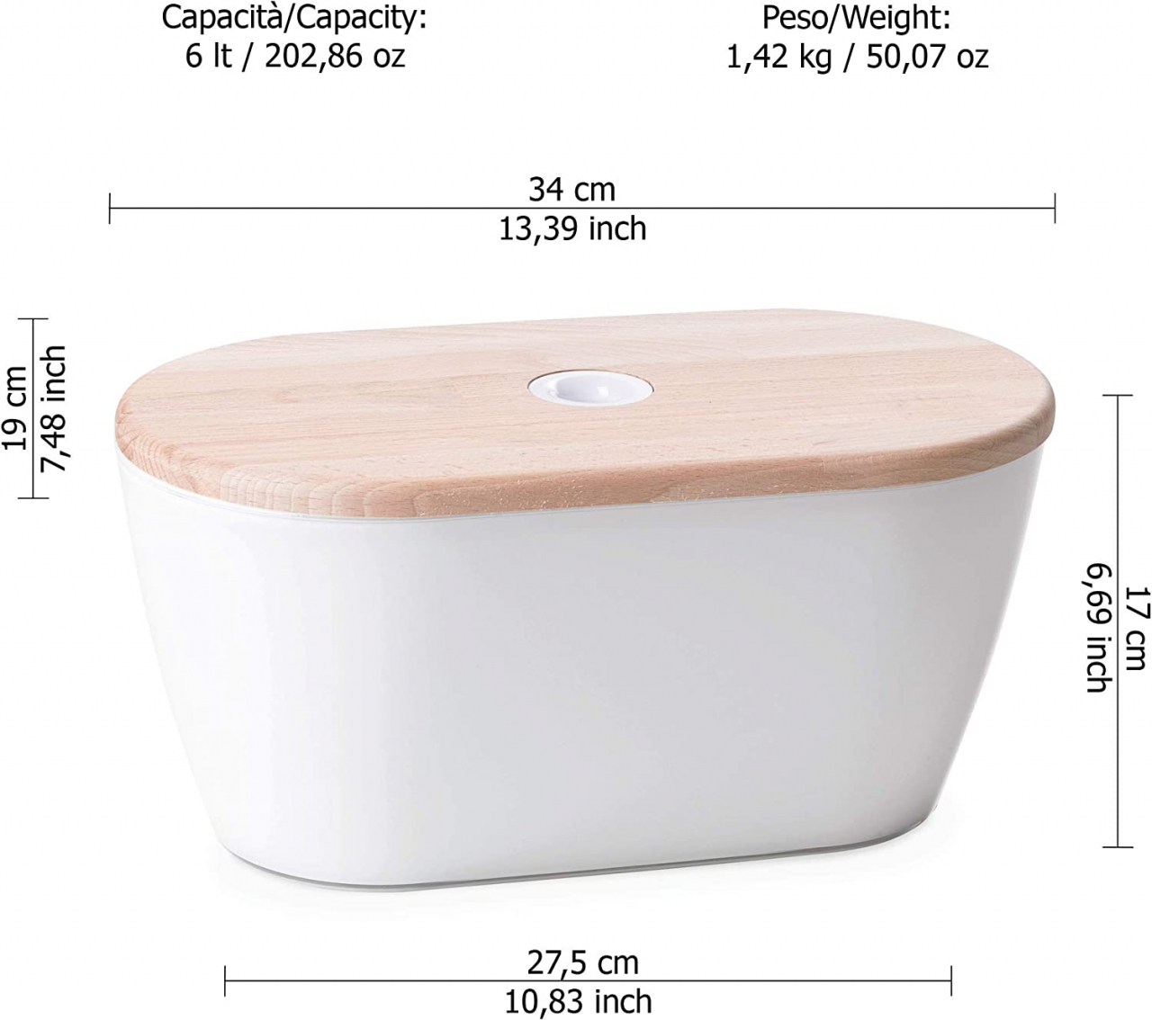 Cutie de paine 34x19x17 cm - Woody [4]