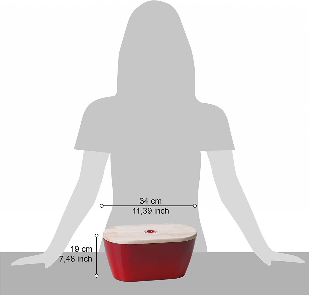 Cutie de paine 34x19x17 cm - Woody [5]