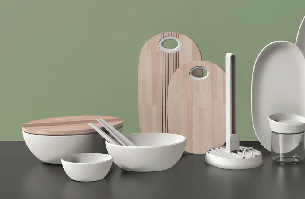 Cutie de pâine cu capac/tocător din lemn 25x29x10,5 cm - PANGEA [4]