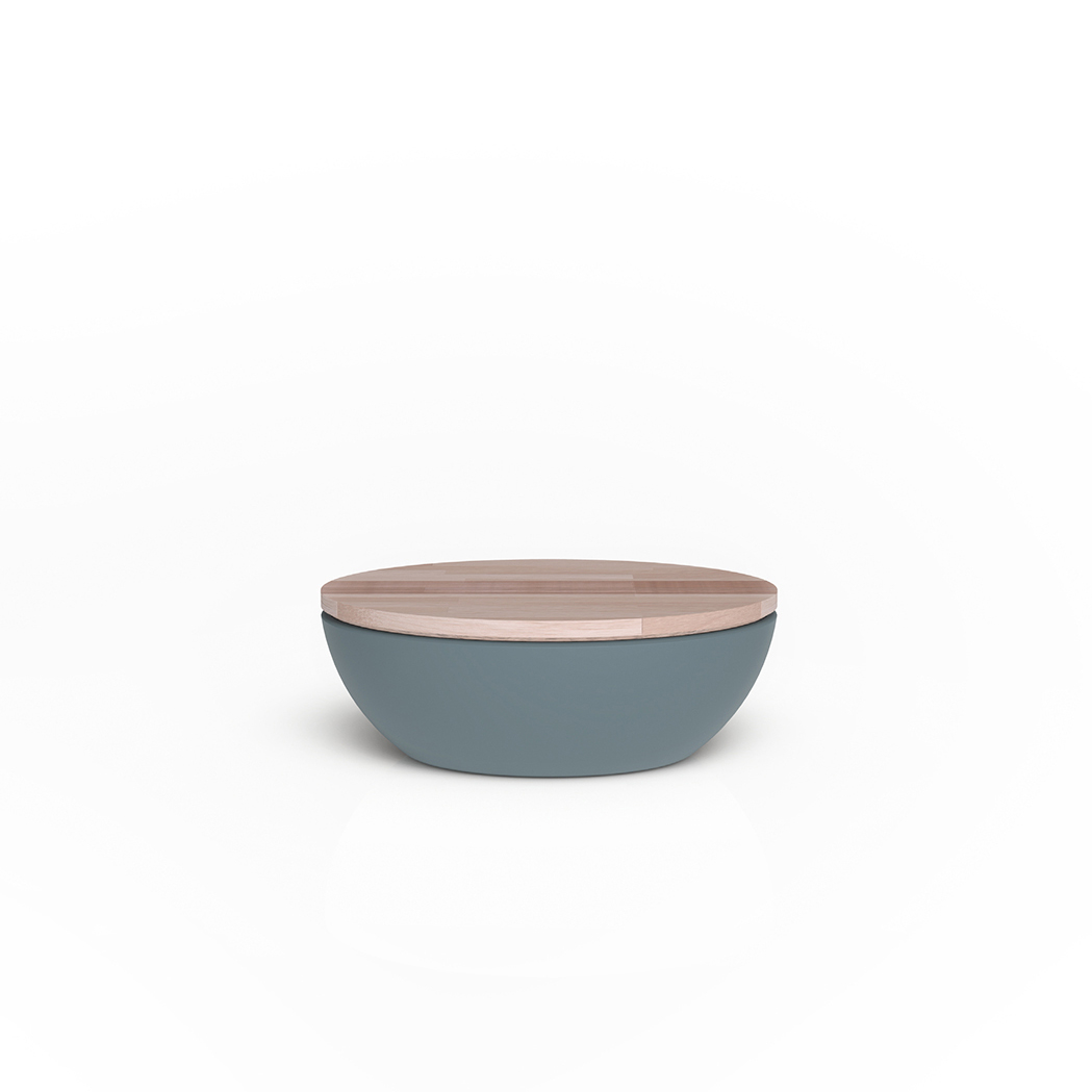 Cutie de pâine cu capac/tocător din lemn 25x29x10,5 cm - PANGEA [3]