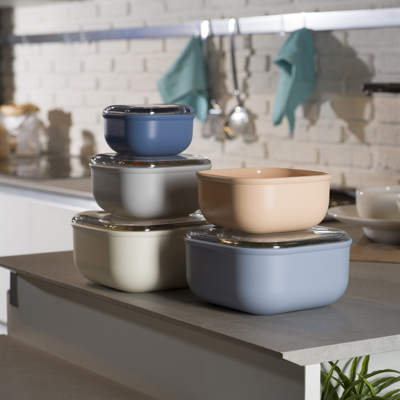 PULL BOX Cutie alim patrata mica 12x12x7,2 cm 0,425 L - PULL BOX [10]