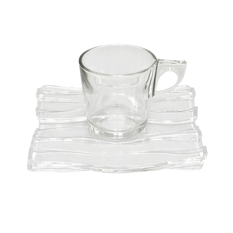 Set 2 cesti de cafea - transparent  - Oyster [4]