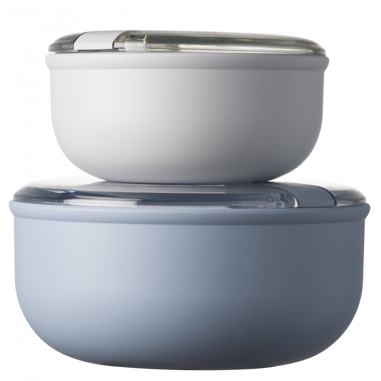 Set 2 cutii rotunde 15,7x15,7x8,2 cm - 20,5x20,5x10 cm (0,75 L-1,8 L) - PULL BOX [1]